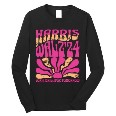 Harris Waltz For A Brighter Tomorrow Kamala Harris Waltz Long Sleeve Shirt