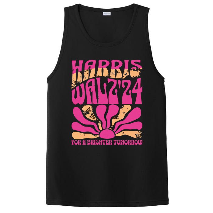 Harris Waltz For A Brighter Tomorrow Kamala Harris Waltz PosiCharge Competitor Tank