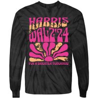 Harris Waltz For A Brighter Tomorrow Kamala Harris Waltz Tie-Dye Long Sleeve Shirt