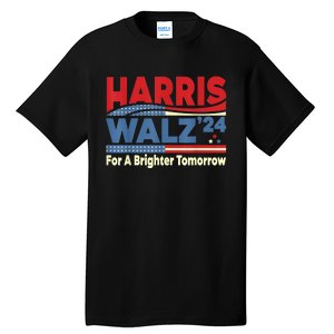 Harris Waltz For A Brighter Tomorrow Kamala Harris Waltz Tall T-Shirt