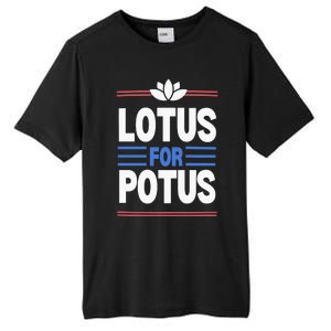 Harris Walz For Presiden Lotus For Potus Tall Fusion ChromaSoft Performance T-Shirt