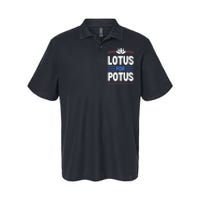 Harris Walz For Presiden Lotus For Potus Softstyle Adult Sport Polo