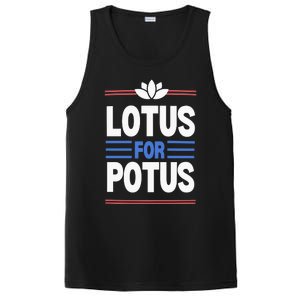 Harris Walz For Presiden Lotus For Potus PosiCharge Competitor Tank