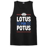 Harris Walz For Presiden Lotus For Potus PosiCharge Competitor Tank