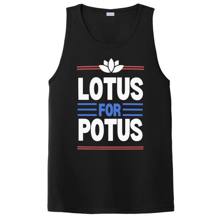 Harris Walz For Presiden Lotus For Potus PosiCharge Competitor Tank