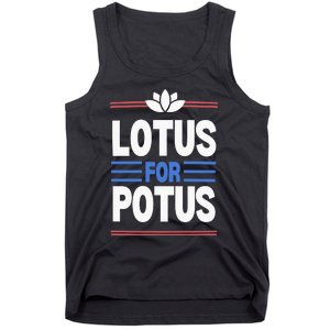 Harris Walz For Presiden Lotus For Potus Tank Top