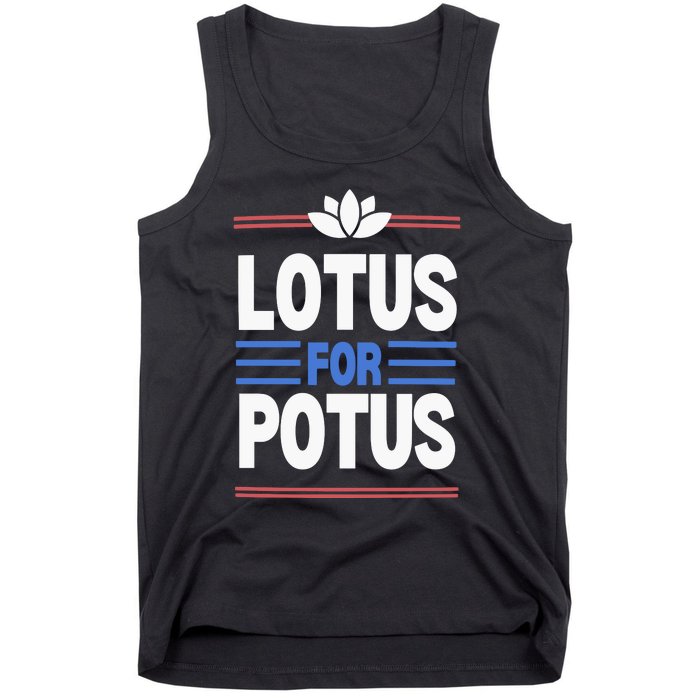 Harris Walz For Presiden Lotus For Potus Tank Top