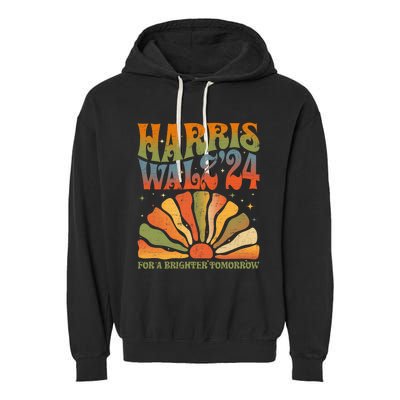 Harris Waltz For A Brighter Tomorrow Kamala Harris Waltz Garment-Dyed Fleece Hoodie