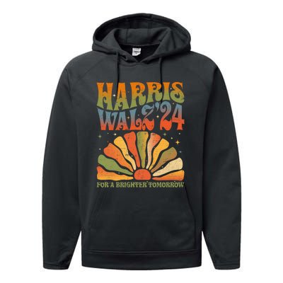 Harris Waltz For A Brighter Tomorrow Kamala Harris Waltz Performance Fleece Hoodie