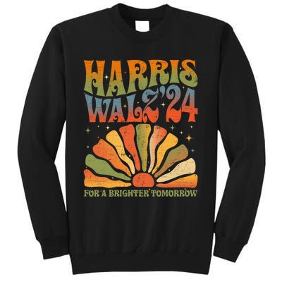 Harris Waltz For A Brighter Tomorrow Kamala Harris Waltz Tall Sweatshirt