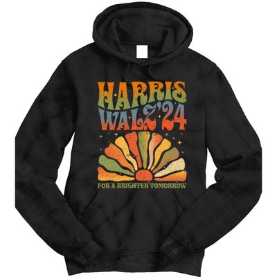 Harris Waltz For A Brighter Tomorrow Kamala Harris Waltz Tie Dye Hoodie