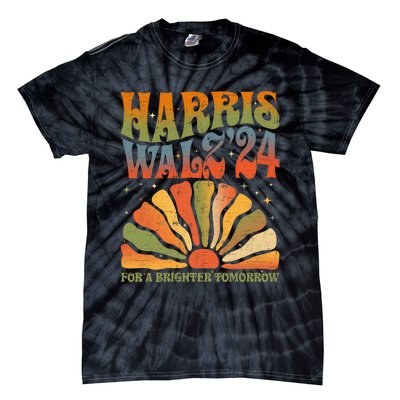 Harris Waltz For A Brighter Tomorrow Kamala Harris Waltz Tie-Dye T-Shirt