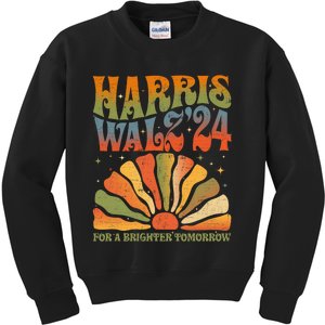 Harris Waltz For A Brighter Tomorrow Kamala Harris Waltz Kids Sweatshirt