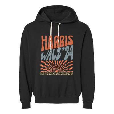 Harris Waltz For A Brighter Tomorrow Kamala Harris Waltz Garment-Dyed Fleece Hoodie