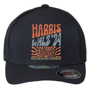 Harris Waltz For A Brighter Tomorrow Kamala Harris Waltz Flexfit Unipanel Trucker Cap