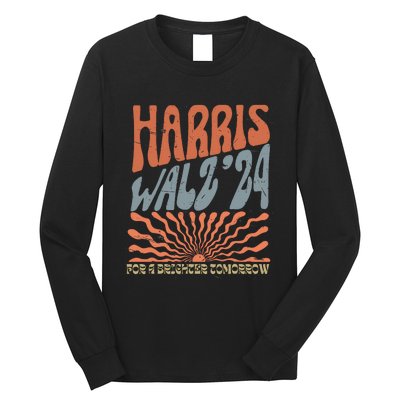 Harris Waltz For A Brighter Tomorrow Kamala Harris Waltz Long Sleeve Shirt