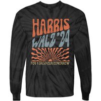 Harris Waltz For A Brighter Tomorrow Kamala Harris Waltz Tie-Dye Long Sleeve Shirt