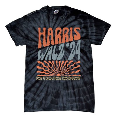 Harris Waltz For A Brighter Tomorrow Kamala Harris Waltz Tie-Dye T-Shirt