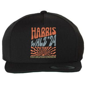 Harris Waltz For A Brighter Tomorrow Kamala Harris Waltz Wool Snapback Cap