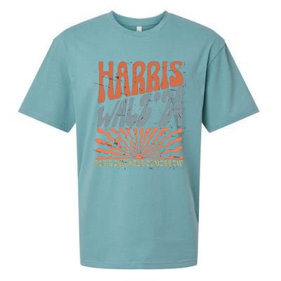 Harris Waltz For A Brighter Tomorrow Kamala Harris Waltz Sueded Cloud Jersey T-Shirt