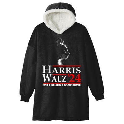 Harris Waltz For A Brighter Tomorrow Kamala Harris Waltz Hooded Wearable Blanket