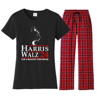 Harris Waltz For A Brighter Tomorrow Kamala Harris Waltz Women's Flannel Pajama Set