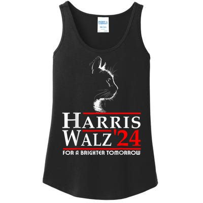 Harris Waltz For A Brighter Tomorrow Kamala Harris Waltz Ladies Essential Tank