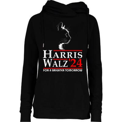 Harris Waltz For A Brighter Tomorrow Kamala Harris Waltz Womens Funnel Neck Pullover Hood