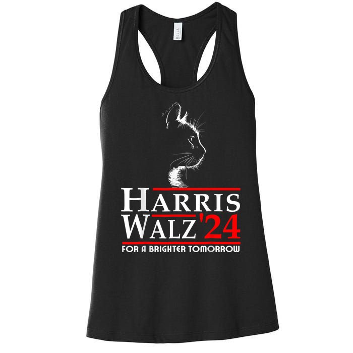 Harris Waltz For A Brighter Tomorrow Kamala Harris Waltz Women's Racerback Tank