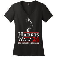 Harris Waltz For A Brighter Tomorrow Kamala Harris Waltz Women's V-Neck T-Shirt