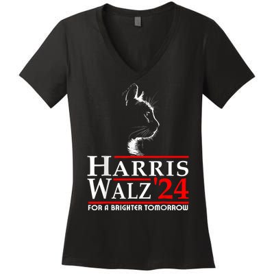 Harris Waltz For A Brighter Tomorrow Kamala Harris Waltz Women's V-Neck T-Shirt