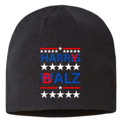 Harris Walz Funny Harry Balz Sustainable Beanie