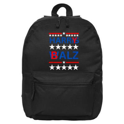 Harris Walz Funny Harry Balz 16 in Basic Backpack