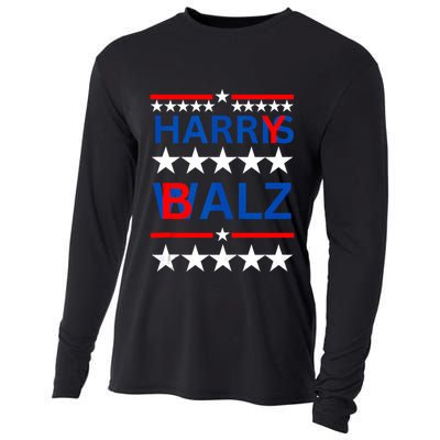 Harris Walz Funny Harry Balz Cooling Performance Long Sleeve Crew