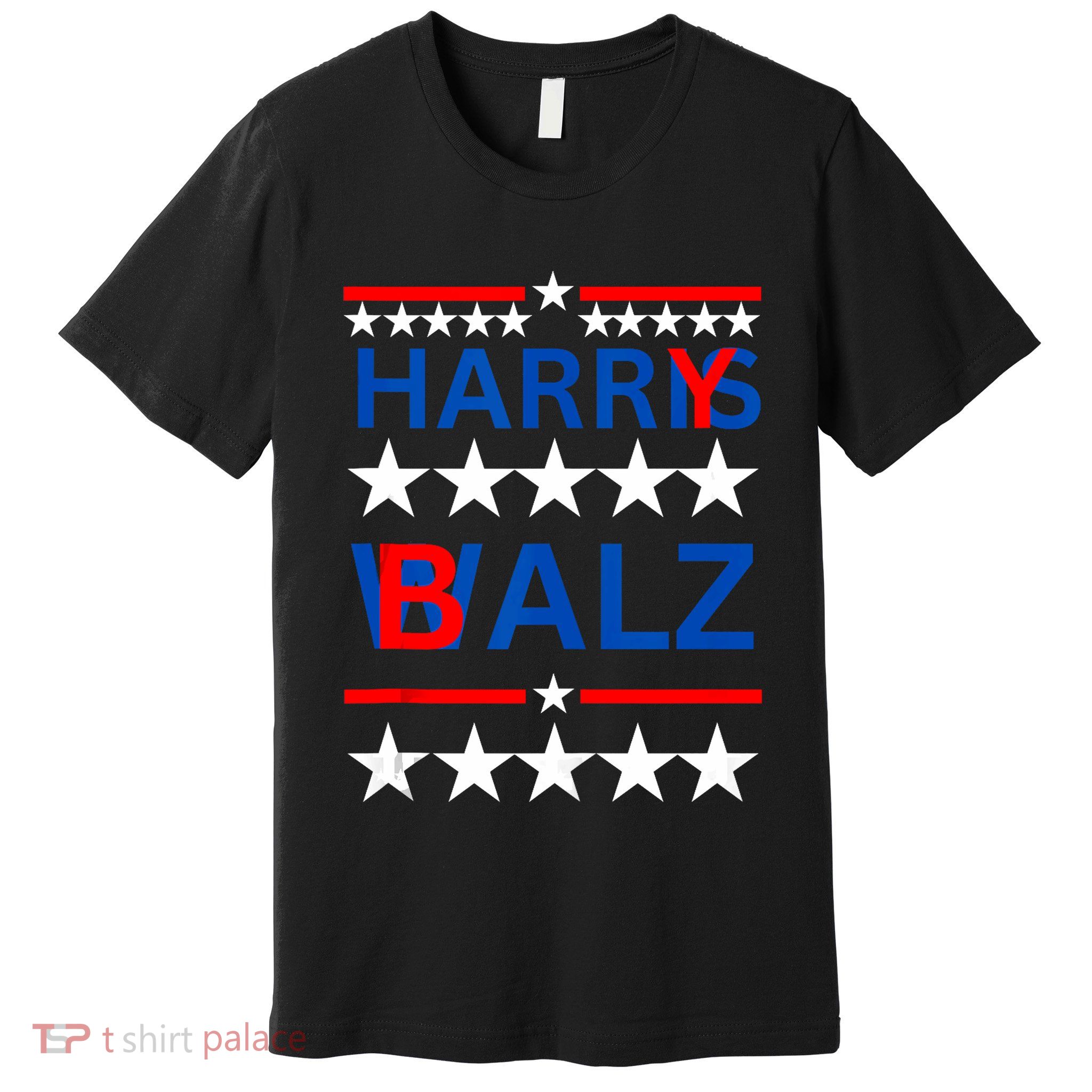 Harris Walz Funny Harry Balz Premium T-Shirt
