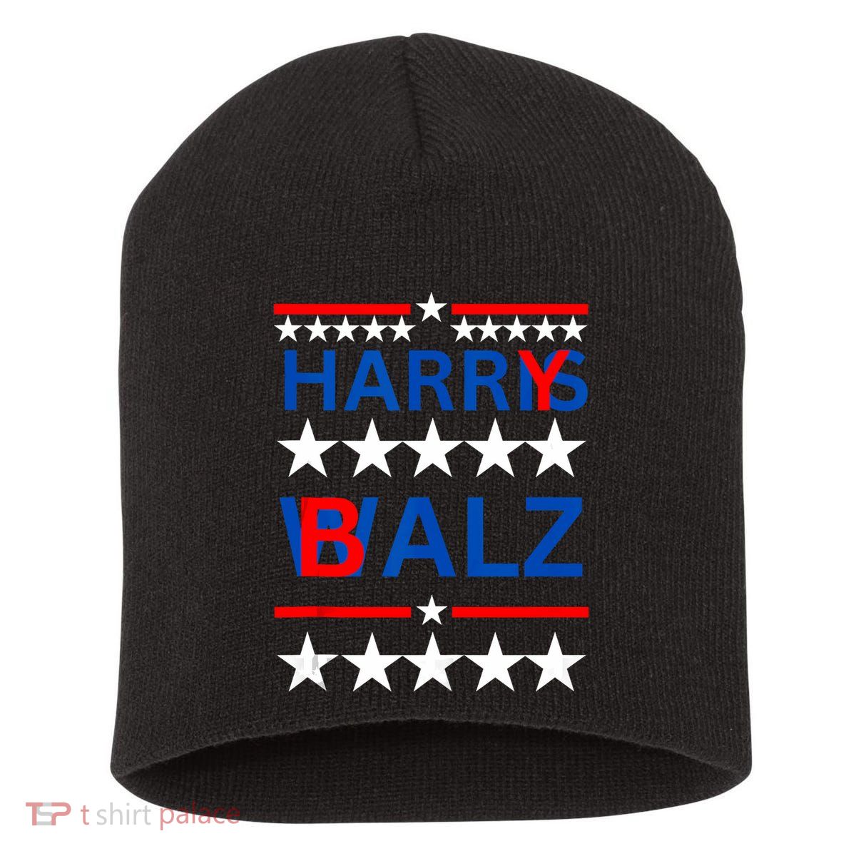 Harris Walz Funny Harry Balz Short Acrylic Beanie