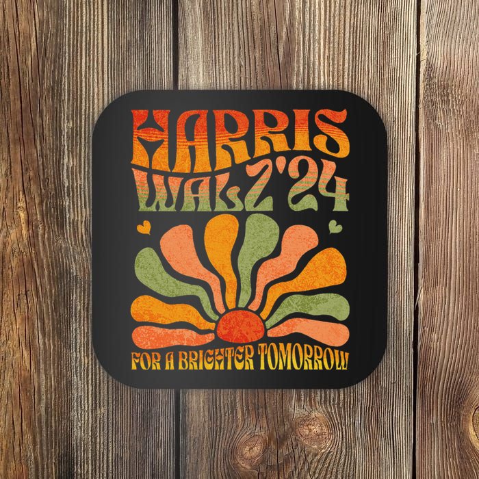 Harris Waltz For A Brighter Tomorrow Kamala Harris Waltz Coaster