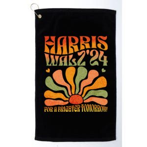 Harris Waltz For A Brighter Tomorrow Kamala Harris Waltz Platinum Collection Golf Towel