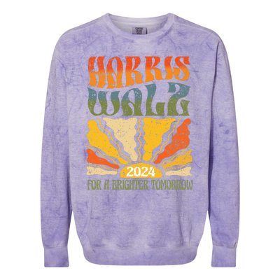 Harris Waltz For A Brighter Tomorrow Colorblast Crewneck Sweatshirt