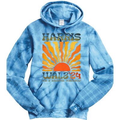 Harris Waltz For A Brighter Tomorrow Kamala Harris Waltz Tie Dye Hoodie