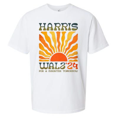 Harris Waltz For A Brighter Tomorrow Kamala Harris Waltz Sueded Cloud Jersey T-Shirt