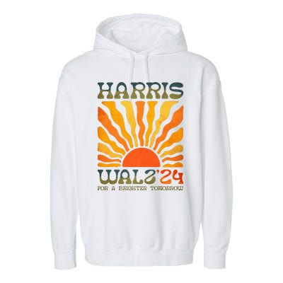 Harris Waltz For A Brighter Tomorrow Kamala Harris Waltz Garment-Dyed Fleece Hoodie