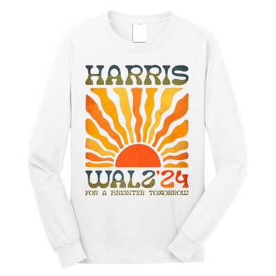 Harris Waltz For A Brighter Tomorrow Kamala Harris Waltz Long Sleeve Shirt