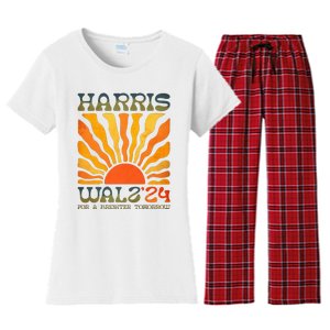 Harris Waltz For A Brighter Tomorrow Kamala Harris Waltz Women's Flannel Pajama Set