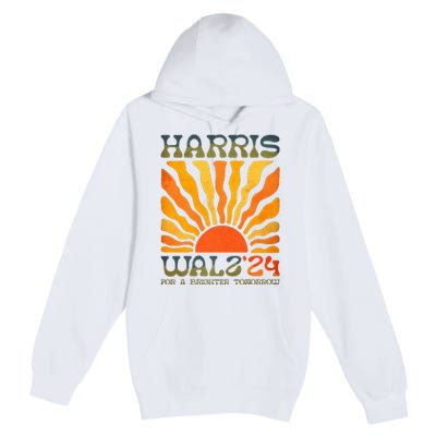 Harris Waltz For A Brighter Tomorrow Kamala Harris Waltz Premium Pullover Hoodie