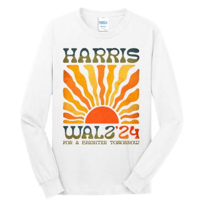 Harris Waltz For A Brighter Tomorrow Kamala Harris Waltz Tall Long Sleeve T-Shirt