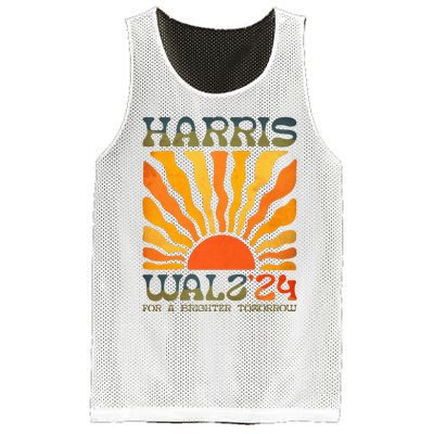 Harris Waltz For A Brighter Tomorrow Kamala Harris Waltz Mesh Reversible Basketball Jersey Tank