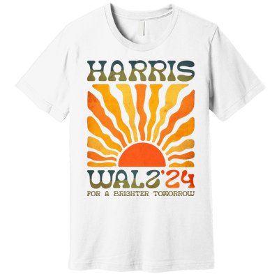 Harris Waltz For A Brighter Tomorrow Kamala Harris Waltz Premium T-Shirt