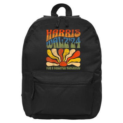 Harris Waltz For A Brighter Tomorrow Kamala Harris Waltz 16 in Basic Backpack