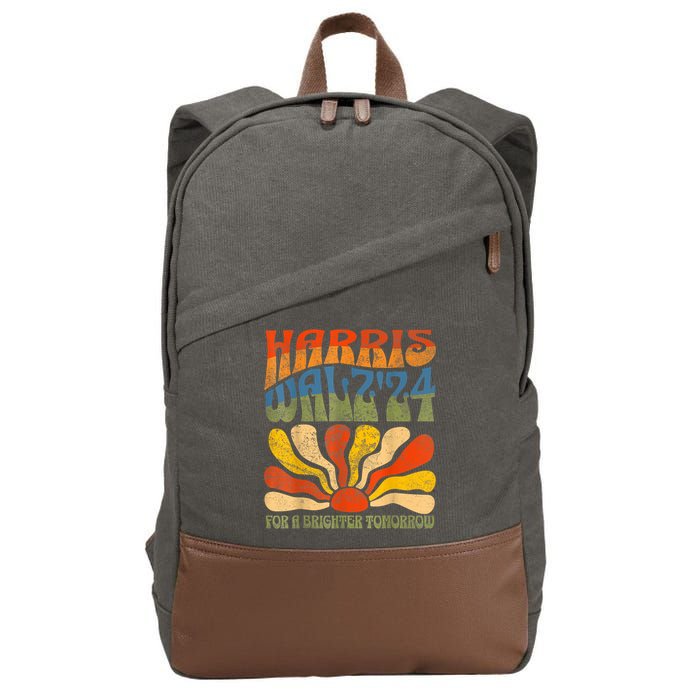 Harris Waltz For A Brighter Tomorrow Kamala Harris Waltz Cotton Canvas Backpack